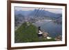 View over Botafogo and the Corcovado from the Sugar Loaf Mountain-Gabrielle and Michael Therin-Weise-Framed Photographic Print