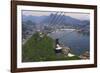 View over Botafogo and the Corcovado from the Sugar Loaf Mountain-Gabrielle and Michael Therin-Weise-Framed Photographic Print