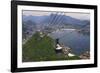 View over Botafogo and the Corcovado from the Sugar Loaf Mountain-Gabrielle and Michael Therin-Weise-Framed Photographic Print