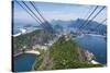 View over Botafogo and the Corcovado from the Sugar Loaf Mountain-Gabrielle and Michael Therin-Weise-Stretched Canvas