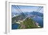 View over Botafogo and the Corcovado from the Sugar Loaf Mountain-Gabrielle and Michael Therin-Weise-Framed Photographic Print