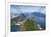 View over Botafogo and the Corcovado from the Sugar Loaf Mountain-Gabrielle and Michael Therin-Weise-Framed Photographic Print