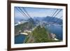 View over Botafogo and the Corcovado from the Sugar Loaf Mountain-Gabrielle and Michael Therin-Weise-Framed Photographic Print