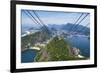 View over Botafogo and the Corcovado from the Sugar Loaf Mountain-Gabrielle and Michael Therin-Weise-Framed Photographic Print