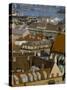 View Over Bratislava to the River Danube, Slovakia-Upperhall-Stretched Canvas