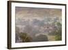 View over Burnsall, Yorkshire Dales National Park, Yorkshire, England, United Kingdom, Europe-Miles Ertman-Framed Photographic Print