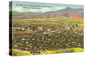 View over Business District, El Paso, Texas-null-Stretched Canvas