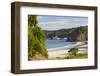 View over Butterfield Beach, Halfmoon Bay, Oban, Stewart Island, Southland, South Island, New Zeala-Ruth Tomlinson-Framed Photographic Print