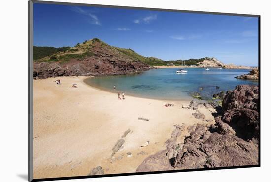 View over Cala Pregondo and Cala Pregonda-Stuart Black-Mounted Photographic Print