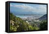View over Cap Haitien, Haiti, Caribbean, Central America-Michael Runkel-Framed Stretched Canvas