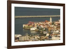 View over Casco Viejo, UNESCO World Heritage Site, Panama City, Panama, Central America-Michael Runkel-Framed Photographic Print