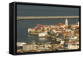 View over Casco Viejo, UNESCO World Heritage Site, Panama City, Panama, Central America-Michael Runkel-Framed Stretched Canvas