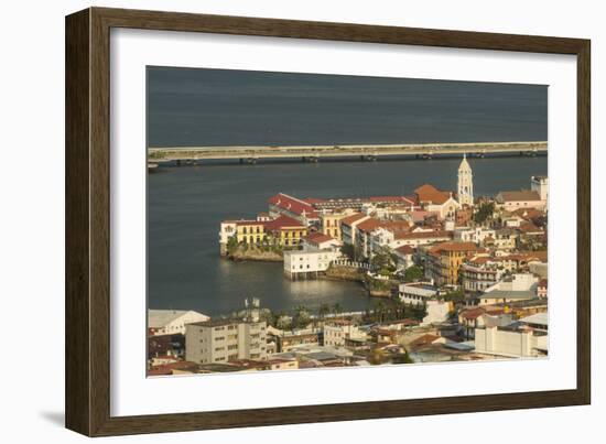 View over Casco Viejo, UNESCO World Heritage Site, Panama City, Panama, Central America-Michael Runkel-Framed Photographic Print