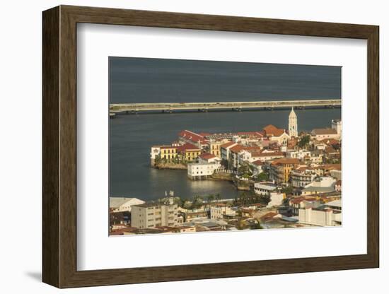 View over Casco Viejo, UNESCO World Heritage Site, Panama City, Panama, Central America-Michael Runkel-Framed Photographic Print