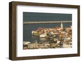 View over Casco Viejo, UNESCO World Heritage Site, Panama City, Panama, Central America-Michael Runkel-Framed Photographic Print