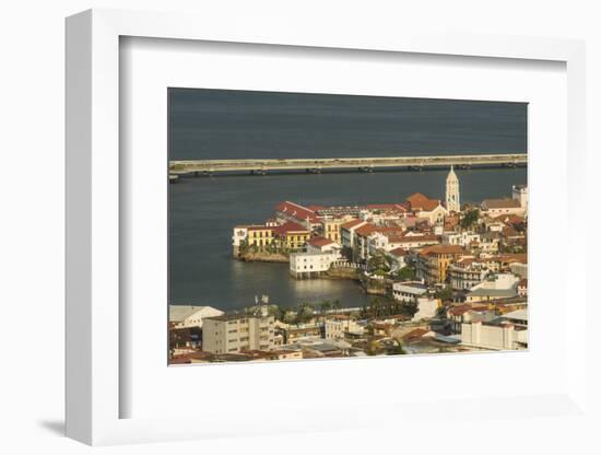 View over Casco Viejo, UNESCO World Heritage Site, Panama City, Panama, Central America-Michael Runkel-Framed Photographic Print