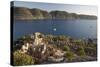 View over Castle and Kekova, Simena (Kalekoy), Near Kas-Stuart Black-Stretched Canvas