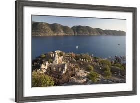 View over Castle and Kekova, Simena (Kalekoy), Near Kas-Stuart Black-Framed Photographic Print