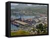 View Over Castries, St. Lucia, Windward Islands, West Indies, Caribbean, Central America-null-Framed Stretched Canvas