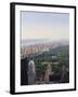 View over Central Park and the Upper West Side Skyline, Manhattan-Amanda Hall-Framed Photographic Print