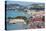 View over Charlotte Amalie, capital of St. Thomas, with Fort Christian, US Virgin Islands, West Ind-Michael Runkel-Stretched Canvas