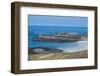 View over Chateau a L'Etoc (Chateau Le Toc) and Saye Beach-Michael Runkel-Framed Photographic Print