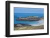 View over Chateau a L'Etoc (Chateau Le Toc) and Saye Beach-Michael Runkel-Framed Photographic Print