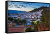 View over Chefchaouen, Morocco, North Africa-Neil Farrin-Framed Stretched Canvas