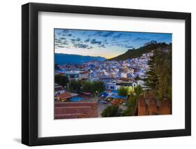 View over Chefchaouen, Morocco, North Africa-Neil Farrin-Framed Photographic Print