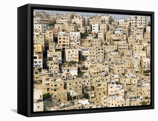 View over City, Amman, Jordan, Middle East-Tondini Nico-Framed Stretched Canvas
