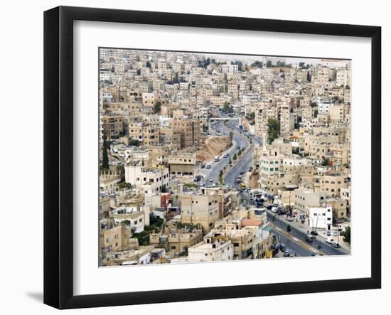 View over City, Amman, Jordan, Middle East-Tondini Nico-Framed Premium Photographic Print