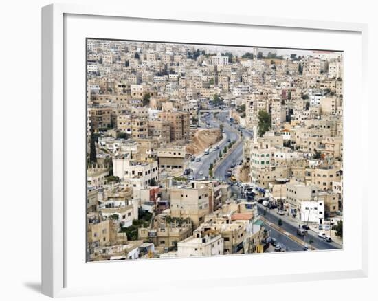 View over City, Amman, Jordan, Middle East-Tondini Nico-Framed Photographic Print