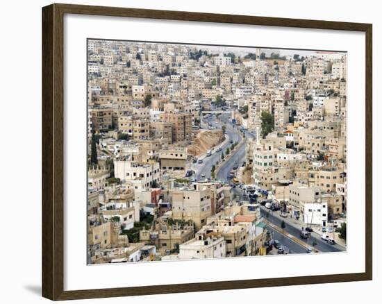 View over City, Amman, Jordan, Middle East-Tondini Nico-Framed Photographic Print