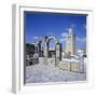 View over City and Great Mosque from Tiled Roof Top, Tunis, Tunisia, North Africa, Africa-Stuart Black-Framed Photographic Print