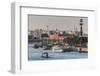 View over City and the Moskva River (Moscow River) at Sunset, Moscow, Russia, Europe-Michael Runkel-Framed Photographic Print