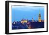 View over City at Sunset with St. Lorenz-Neil Farrin-Framed Photographic Print