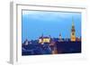 View over City at Sunset with St. Lorenz-Neil Farrin-Framed Photographic Print