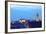 View over City at Sunset with St. Lorenz-Neil Farrin-Framed Photographic Print