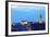 View over City at Sunset with St. Lorenz-Neil Farrin-Framed Photographic Print