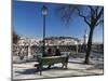 View over City from Miradouro de Sao Pedro de Alcantara, Bairro Alto, Lisbon, Portugal, Europe-Stuart Black-Mounted Photographic Print