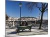 View over City from Miradouro de Sao Pedro de Alcantara, Bairro Alto, Lisbon, Portugal, Europe-Stuart Black-Mounted Photographic Print