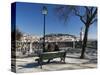 View over City from Miradouro de Sao Pedro de Alcantara, Bairro Alto, Lisbon, Portugal, Europe-Stuart Black-Stretched Canvas