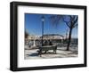 View over City from Miradouro de Sao Pedro de Alcantara, Bairro Alto, Lisbon, Portugal, Europe-Stuart Black-Framed Photographic Print