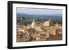 View over City Rooftops to Rolling Hills, the Basilica of San Francesco Prominent, Siena-Ruth Tomlinson-Framed Photographic Print