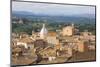 View over City Rooftops to Rolling Hills, the Basilica of San Francesco Prominent, Siena-Ruth Tomlinson-Mounted Photographic Print