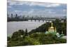 View over City, the Kiev-Pechersk Lavra and the Dnieper River, Kiev (Kyiv), Ukraine, Europe-Michael Runkel-Mounted Photographic Print