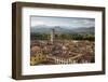 View over City to San Frediano from Atop Torre Guinigi, Lucca, Tuscany, Italy, Europe-Stuart Black-Framed Photographic Print