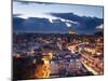 View over City with Hassan II Mosque, Third Largest Mosque in World, Casablanca, Morocco-Gavin Hellier-Mounted Premium Photographic Print