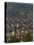 View Over City with Orthodox Cathedral in Foreground, Sarajevo, Bosnia, Bosnia-Herzegovina-Graham Lawrence-Stretched Canvas