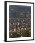 View Over City with Orthodox Cathedral in Foreground, Sarajevo, Bosnia, Bosnia-Herzegovina-Graham Lawrence-Framed Photographic Print